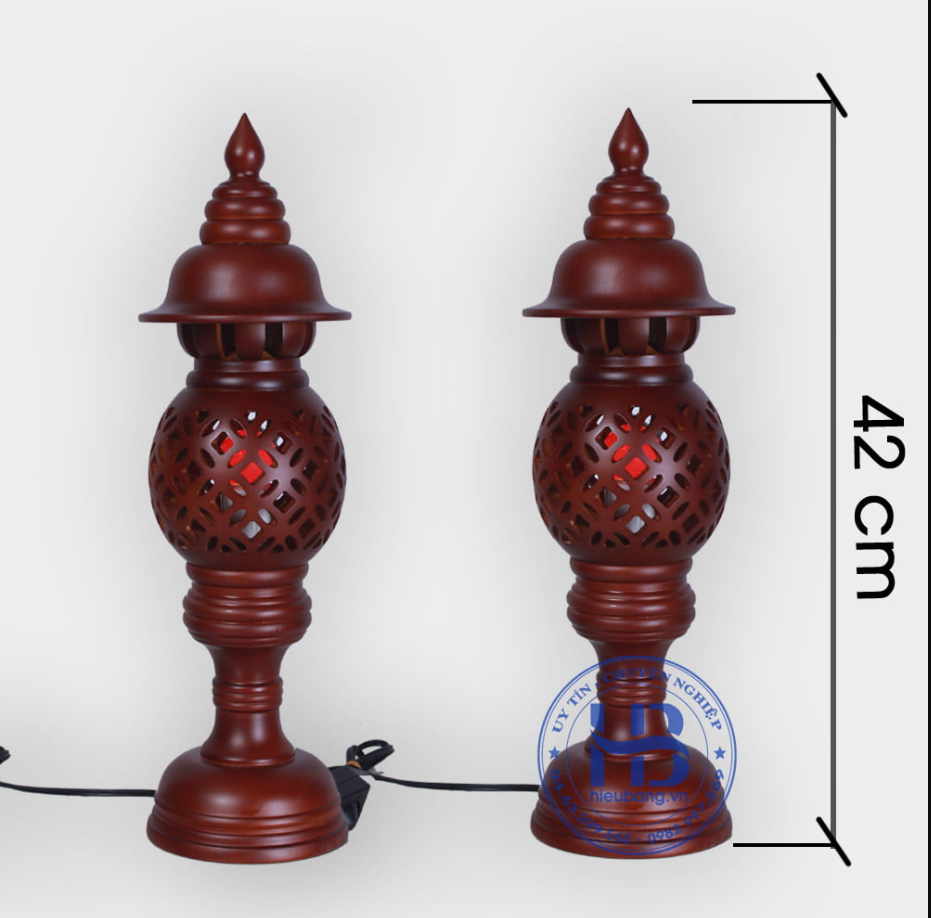 Mẫu đèn thờ gỗ hình bầu.png